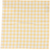 Set of 4 Cotton Clorth Table Napkins - Yellow Gingham 15x15 from Primitives by Kathy