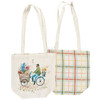 Double Sided Cotton Tote Bag - Colorful Flower Cart Bicycle from Primitives by Kathy