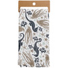 Cotton Linen Blend Kitchen Dish Towel - Seahorses & Sea Plants 20x26 - Beach Collection from Primitives by Kathy