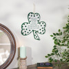 Decorative Wooden Wall Decor Sign - Shamrock Shaped - May Your Troubles Be Less 14.5 Inch from Primitives by Kathy