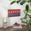 Patriotic Decorative Wooden Box Sign Wall Decor - America - God Shed His Grace On Thee from Primitives by Kathy