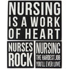 Set of 3 Nursing Themed Refrigerator Magnets from Primitives by Kathy