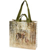 Double Sided Reusable Market Tote Bag - Bear Deer & Doe Print Design from Primitives by Kathy