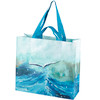 Double Sided Reusable Market Tote Bag - Seagull & Cresting Ocean - Beach Collection from Primitives by Kathy
