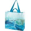 Double Sided Reusable Market Tote Bag - Seagull & Cresting Ocean - Beach Collection from Primitives by Kathy