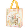 Double Sided Daily Tote Bag - Spring Bunny Rabbits & Flowers from Primitives by Kathy