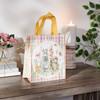 Double Sided Daily Tote Bag - Spring Bunny Rabbits & Flowers from Primitives by Kathy