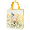 Double Sided Daily Tote Bag - Cheerful Gnome Holding Daisy Flowers from Primitives by Kathy