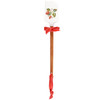 Double Sided Silicone Spatula - Wild Strawberries Design - 13 Inch - Wooden Handle from Primitives by Kathy