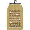 Cotton Kitchen Dish Towel - Homesteading - We Grow Things & Know Shit 28x28 from Primitives by Kathy
