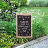 Cat Lover Double Sided Garden Flag - All Guests Must Be Approved By The Cat - 12x18 - Pawprint Design from Primitives by Kathy