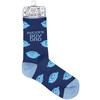 Colorfully Printed Cotton Novelty Socks - Awesome Boy Dad from Primitives by Kathy