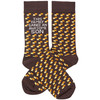 Colorfully Printed Cotton Novelty Socks - This Family Gained An Awesome Son from Primitives by Kathy