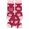 Colorfully Printed Cotton Novelty Socks - Awesome Girl Dad from Primitives by Kathy