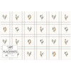 Pack of 24 Single Use Tear Off Paper Placemats Pad - Farmhouse Chickens - 17.5 In x 12 In from Primitives by Kathy