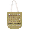 Doubles Sided Cotton Tote Bag With White Handles - Homesteading - We Grow Things & We Know Shi$ from Primitives by Kathy