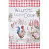 Double Sided Decorative Garden Flag - Welcome To Our Coop 12x18 - Farmhouse Roosters from Primitives by Kathy