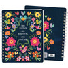Double Sided Spiral Notebook - I Am Strong I Am Beautiful I Am Worthy - Vibrant Floral Design (120 Pages) from Primitives by Kathy