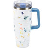 Large Stainless Steel Drink Travel Mug Thermos - I Am Proud To Be A Teacher 40 Oz from Primitives by Kathy