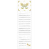Magnetic Paper List Notepad - Butterfly & Dragonfly (60 Pages) - Watecolor Collection from Primitives by Kathy