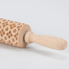 Small Wooden Rolling Pin - Debossed Diamond Design from Primitives by Kathy