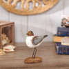 Rustic Wooden Sandpiper Decorative Bird Figurine - 4.5 Inch - Beach Collection from Primitives by Kathy
