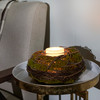 Decorative Moss Ball Tealight Candle Holder from Primitives by Kathy