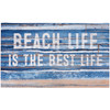 Decorative Entryway Door Mat Rug - Beach Life Is The Best Life 34x20 from Primitives by Kathy