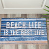 Decorative Entryway Door Mat Rug - Beach Life Is The Best Life 34x20 from Primitives by Kathy