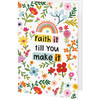 Set of 6 Greeting Cards With Envelopes - Faith It Till you Make It - Rainbow Floral Design from Primitives by Kathy