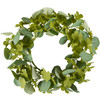 Decorative Artificial Botanical Wreath - Clovers & Greenery 14 Inch Diameter from Primitives by Kathy