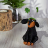Felt St. Paddy's Dog With Shamrock Headband Figurine - 5.25 Inch from Primitives by Kathy