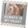 Decorative Pet Lover Photo Picture Frame - Always In My Heart - Paw Print Design from Primitives by Kathy