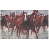 Decorative Entryway Door Mat Rug - Running Horses 34x20 - Western Collection from Primitives by Kathy