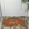 Durable Entryway Door Mat Rug - Hope You Like Plants 30x18 from Primitives by Kathy