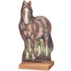 Decorative Double Sided Wooden Stand Up Decor Sign - Farmhouse Horse 7.5 Inch from Primitives by Kathy