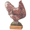 Decorative Double Sided Wooden Stand Up Decor Sign - Farmhouse Chicken 4.5 Inch from Primitives by Kathy