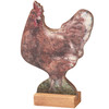 Decorative Double Sided Wooden Stand Up Decor Sign - Farmhouse Chicken 4.5 Inch from Primitives by Kathy