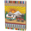 Double Sided Journal Notebook - Camper & Mountains Sun - (160 Lined Pages) from Primitives by Kathy