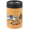 Stainless Steel Can Cooler - Camping And Beer That's Why I'm Here 12 Oz from Primitives by Kathy