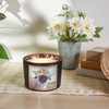 Double Sided Jar Candle - Floral Crown Sheep - Lavender Scent - 30 Hour Burn Time 14 OZ from Primitives by Kathy