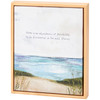 Decorative Framed Canvas Wall Art - Ocean Dune - Abundance To Discover In Wild Spaces 8x10 from Primitives by Kathy