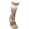 Colorfully Printed Cotton Novelty Socks - Farmhouse Goat from Primitives by Kathy