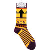 Awesome Son Colorfully Printed Cotton Socks from Primitives by Kathy