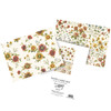 Set of 8 Notecards With Envelopes - Fall Days Fall Foilage Design from Primitives by Kathy