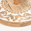 Wooden Paper Towel Holder - Medallion Themed Design 14 Inch - Home Collection from Primitives by Kathy