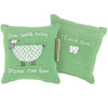 Cotton Tooth Fariy Pillow - Sheep Design - Dear Tooth Fairy Please Stop Here 5x5 from Primitives by Kathy