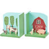 Set of 2 Wooden Bookends - Little Farm Themed - Baby & Kids Collection from Primitives by Kathy