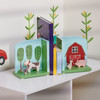 Set of 2 Wooden Bookends - Little Farm Themed - Baby & Kids Collection from Primitives by Kathy