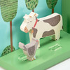 Set of 2 Wooden Bookends - Little Farm Themed - Baby & Kids Collection from Primitives by Kathy